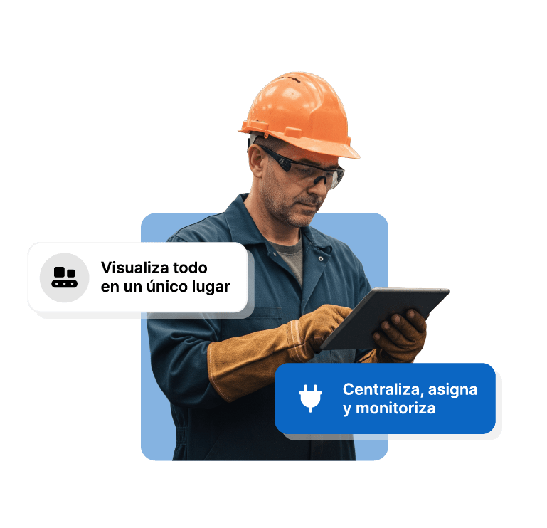 Centraliza y gestiona todas tus órdenes de trabajo