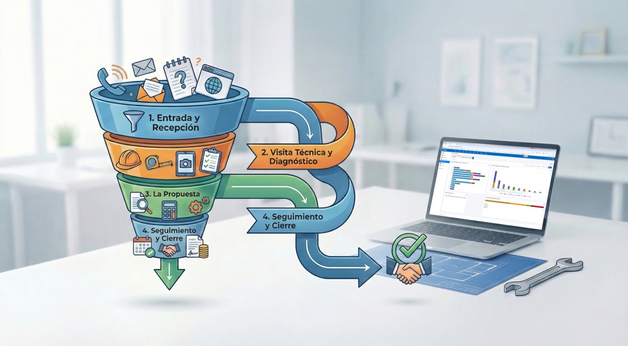 Portada embudo de ventas para empresas de servicios