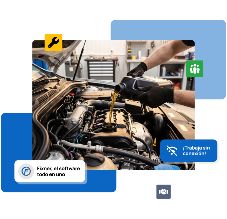 software para taller mecanico fixner